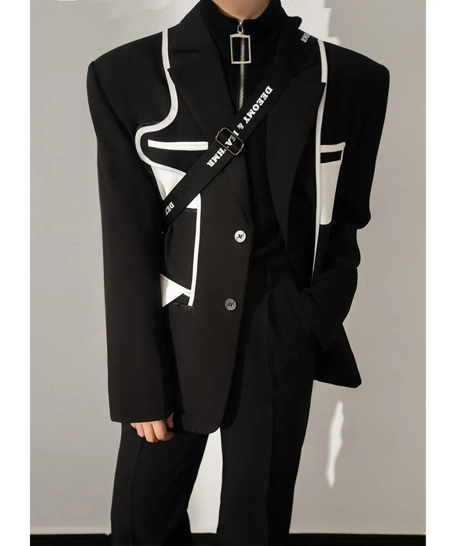 【23s August.】Stitching Casual Jacket Main Image