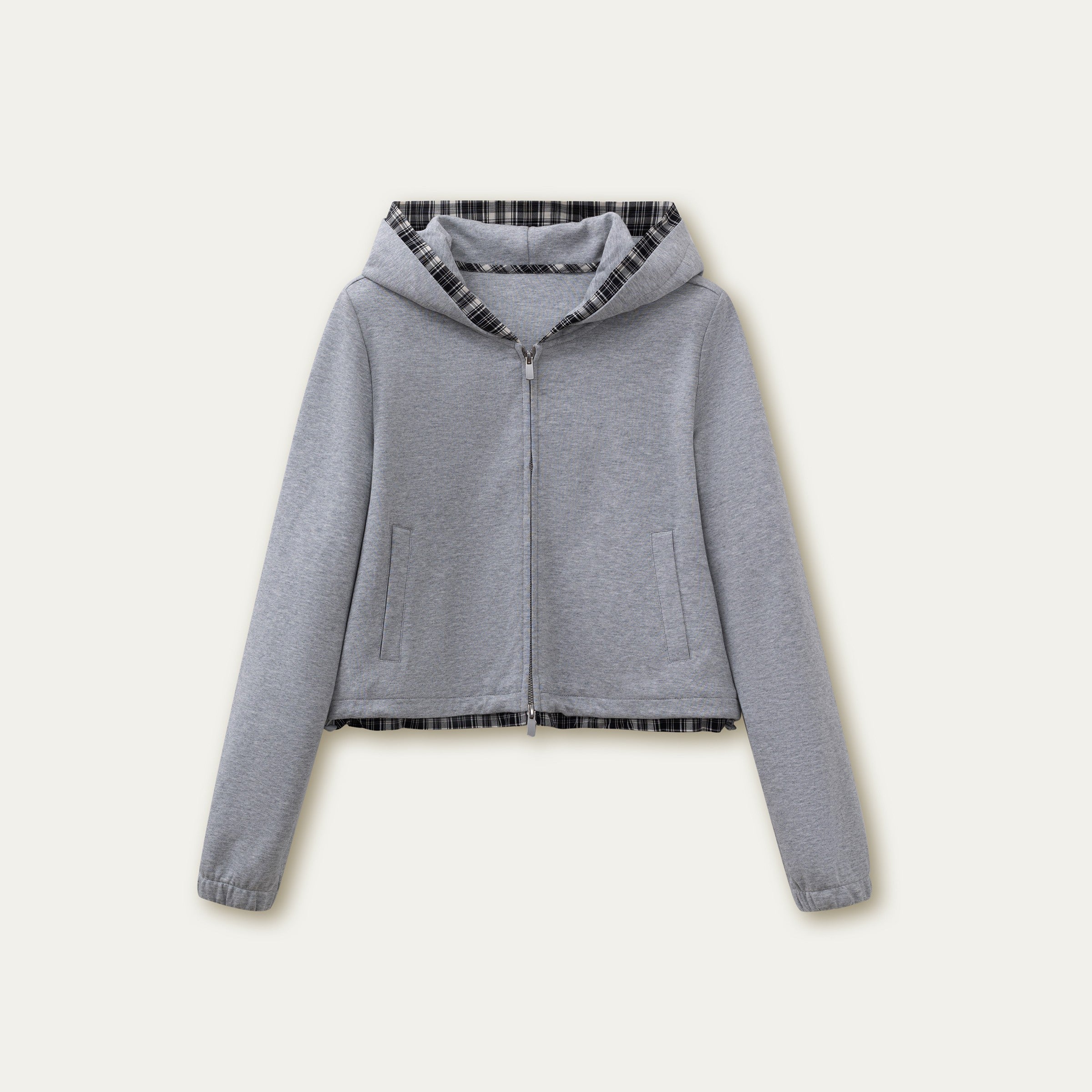 Chic Gray Sweater Jacket & Flowy Tutu Skirt Ensemble