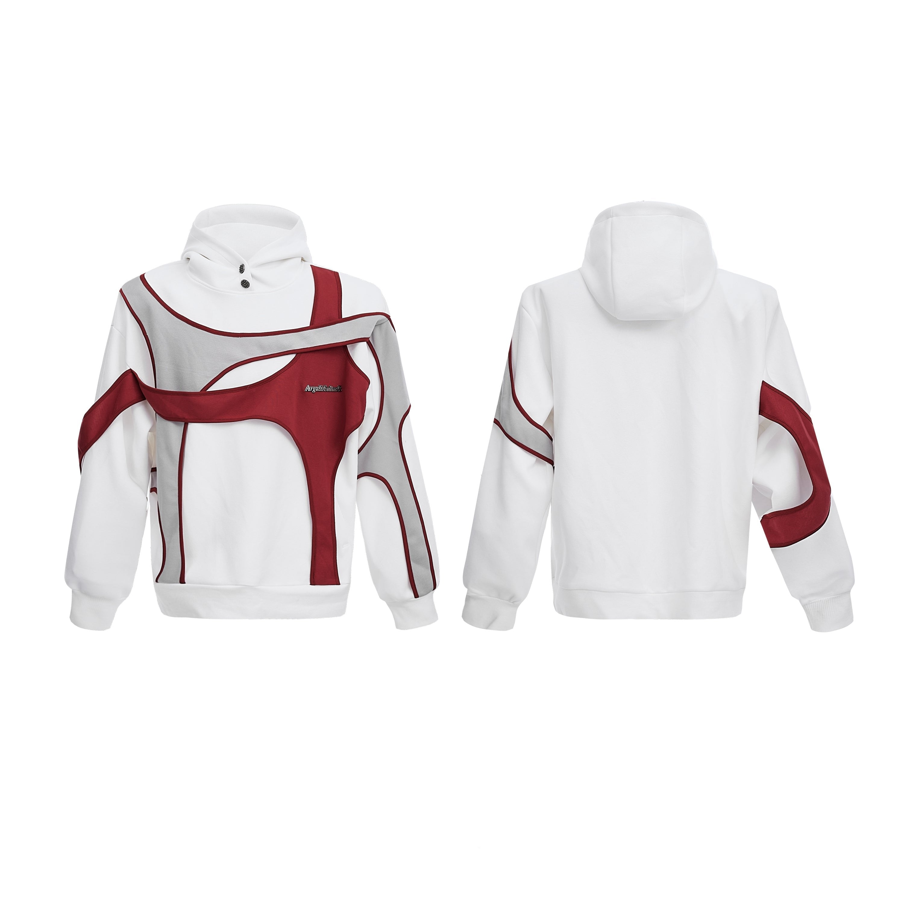 【24s Nov.】Deconstructed Double-layer Paneled Hoodie