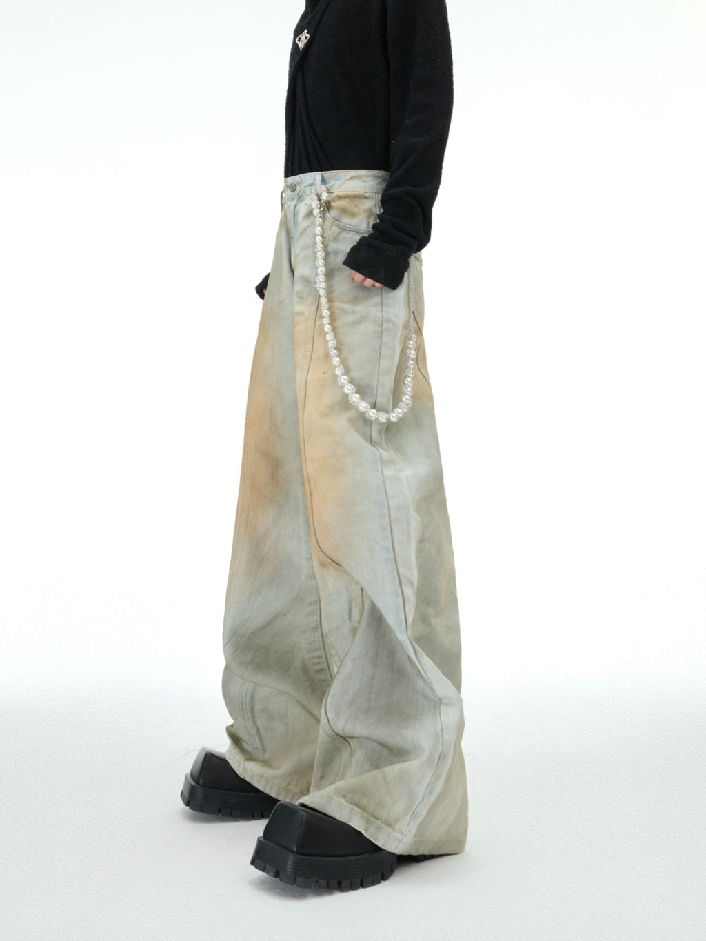 【25s Feb.】Pearl Embellished Vintage Denim Jacket