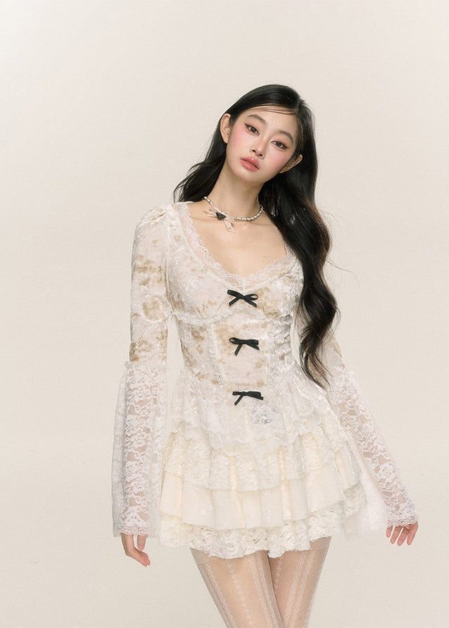 Spicy Lace Long Sleeve Top