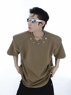 【23s Mar.】Small Round Neck padded Shirt