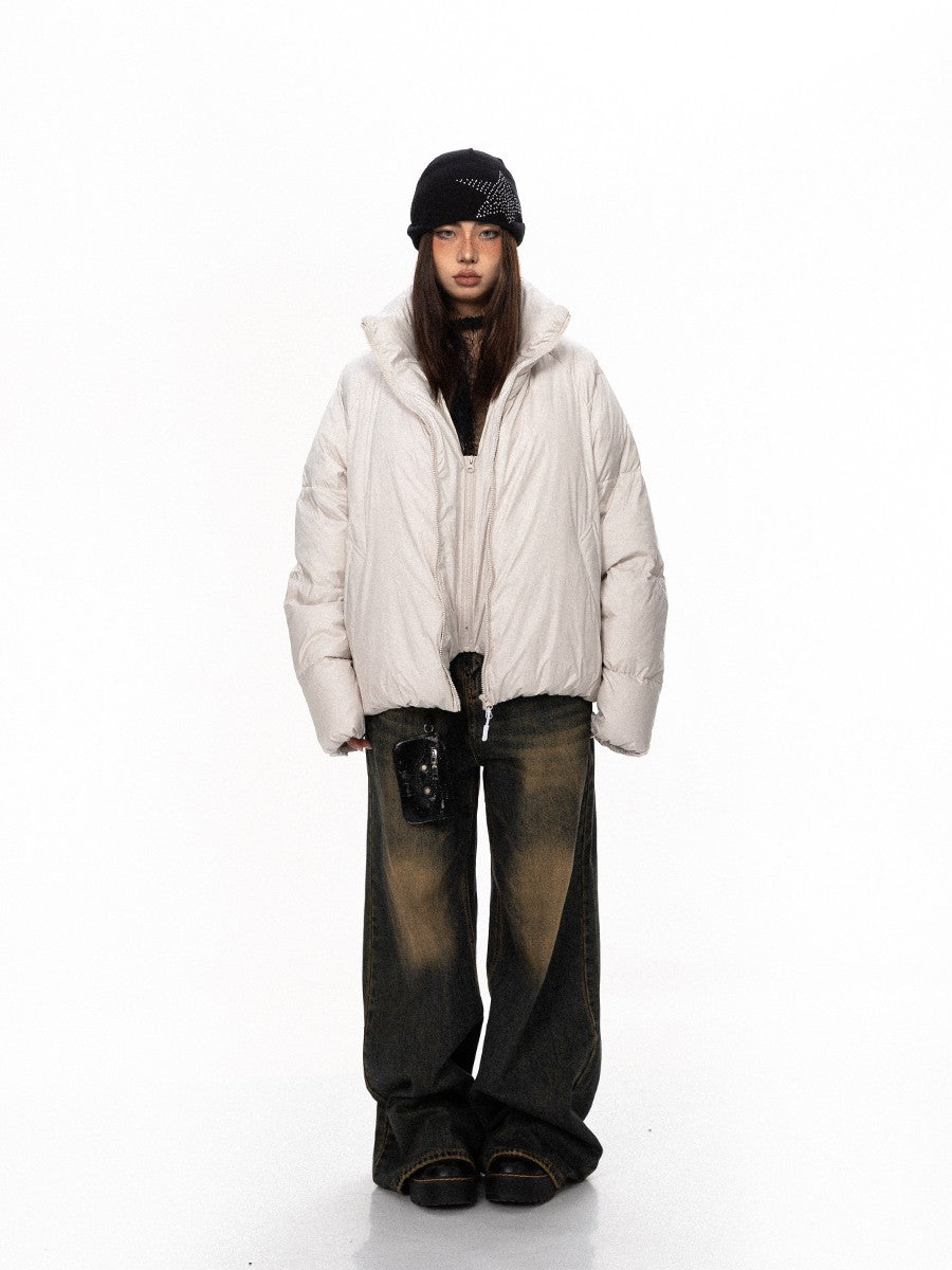 Double-front down Jacket