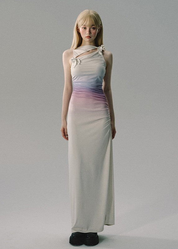 Colored neon slim dress