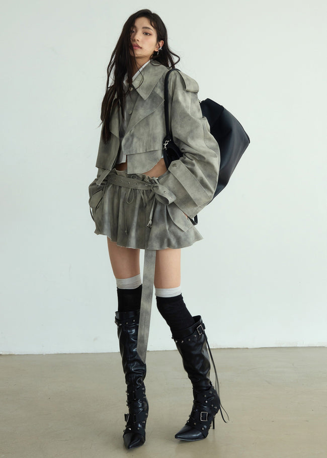 Convertible Dyed Windbreaker Set Main Image