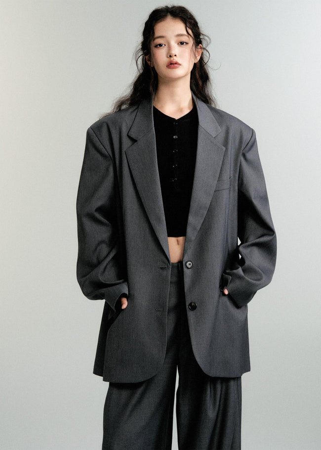 Old Money Shoulder Pad Suit Set Main Image