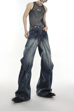 【23s Jun.】Distressed Wide Leg Jeans