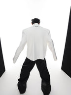 【23s May.】Shoulder Pad Big Button Jacket