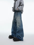 【25s Sep.】Gypsophila Hot Diamond Belt Jeans