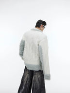 【23s September.】Plush V-neck Loose Sweater