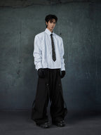 【25s Mar.】Deconstructed Patchwork Ribbon Trousers