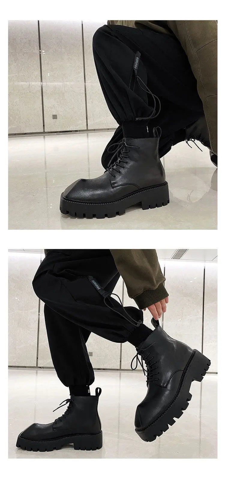 【New】Triangle Toe Leather Shoes