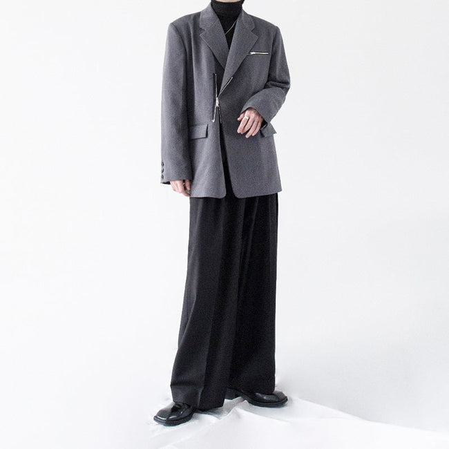 【25s Feb.】Korean Style Casual Trendy Zipper Suit Jacket Main Image