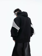 【24s Nov.】Deconstructed Double-layer Paneled Hoodie