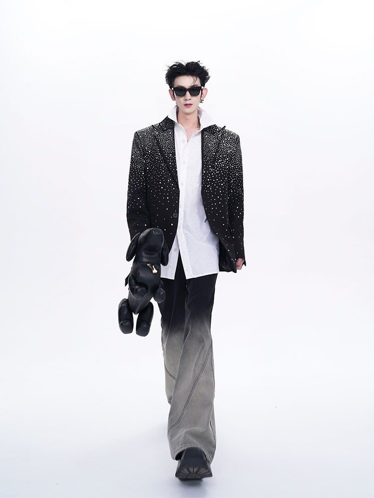 【25s Jul.】Rhinestone Design Suit Jacket