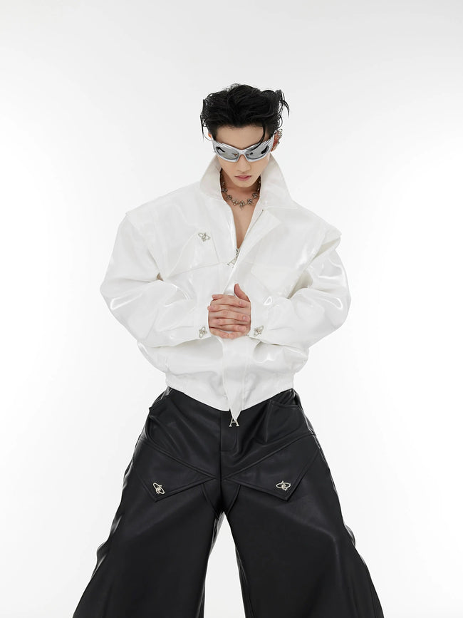 【23s August.】Streamer Shoulder Pad Jacket Hover Image