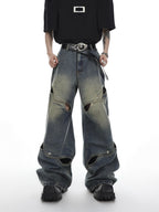 【25s Mar.】 Trendy Cutout Jeans