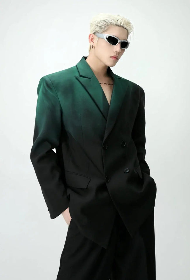 【23s August.】Gradient Shoulder Pad Jacket Main Image