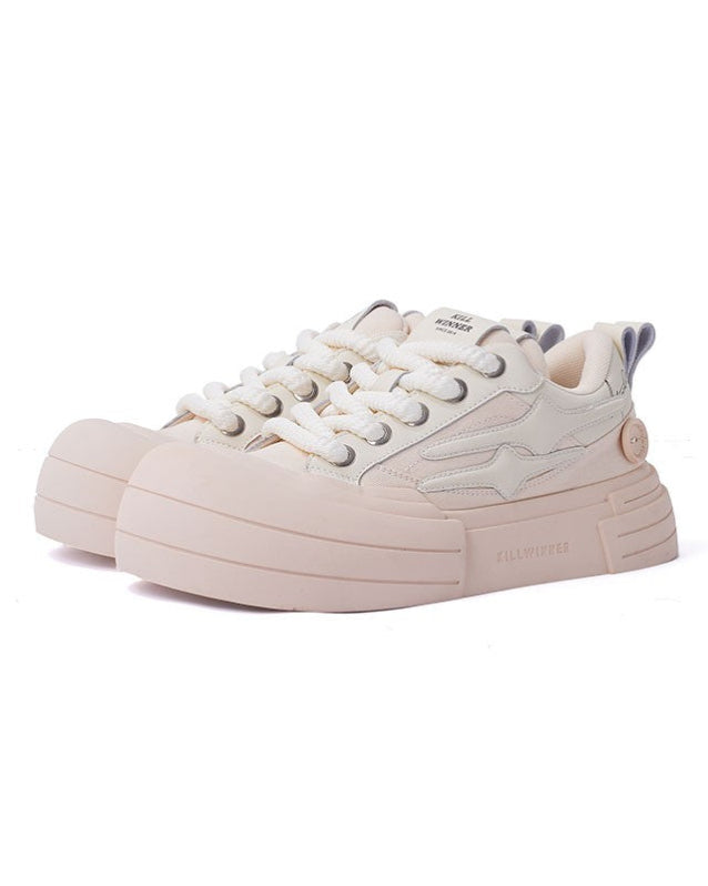 Smiley Sole Thick Platform Shoes