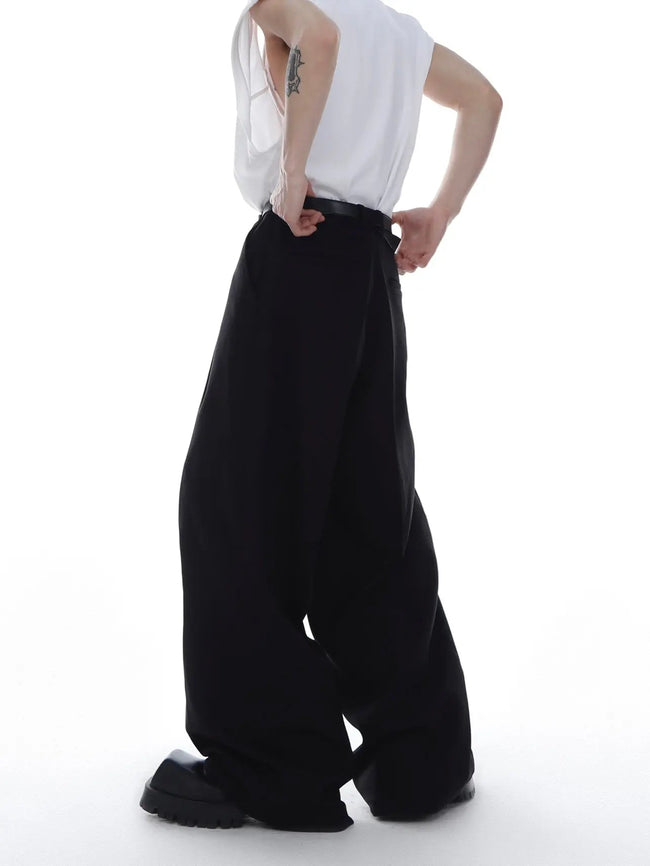 【25s Mar.】Loose-fitting Twill Trousers Main Image
