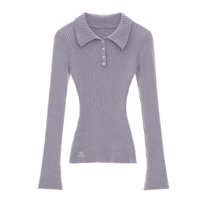 College style short sweater tops with fur pit short skirt pants