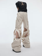 【25s Jul.】Trend Pioneer Hollow Wrap Casual Pants