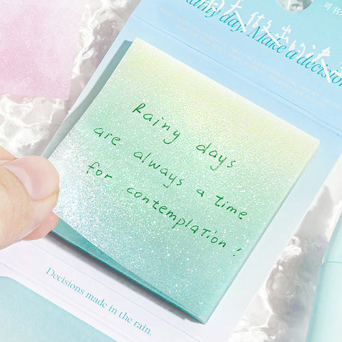 Aurora Glow Translucent Sticky Notes