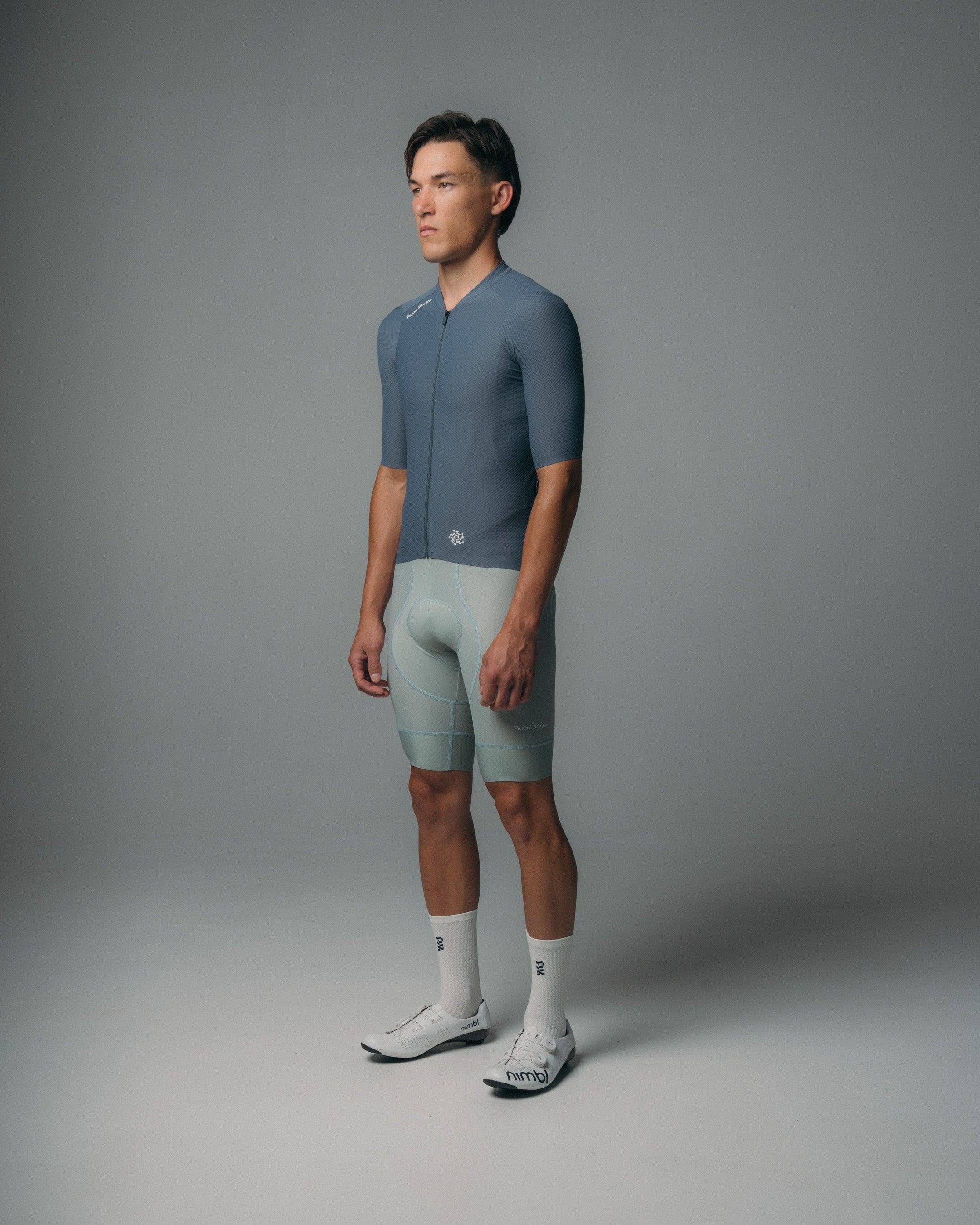 Men's Pro Delta Bibshort - Sage Green