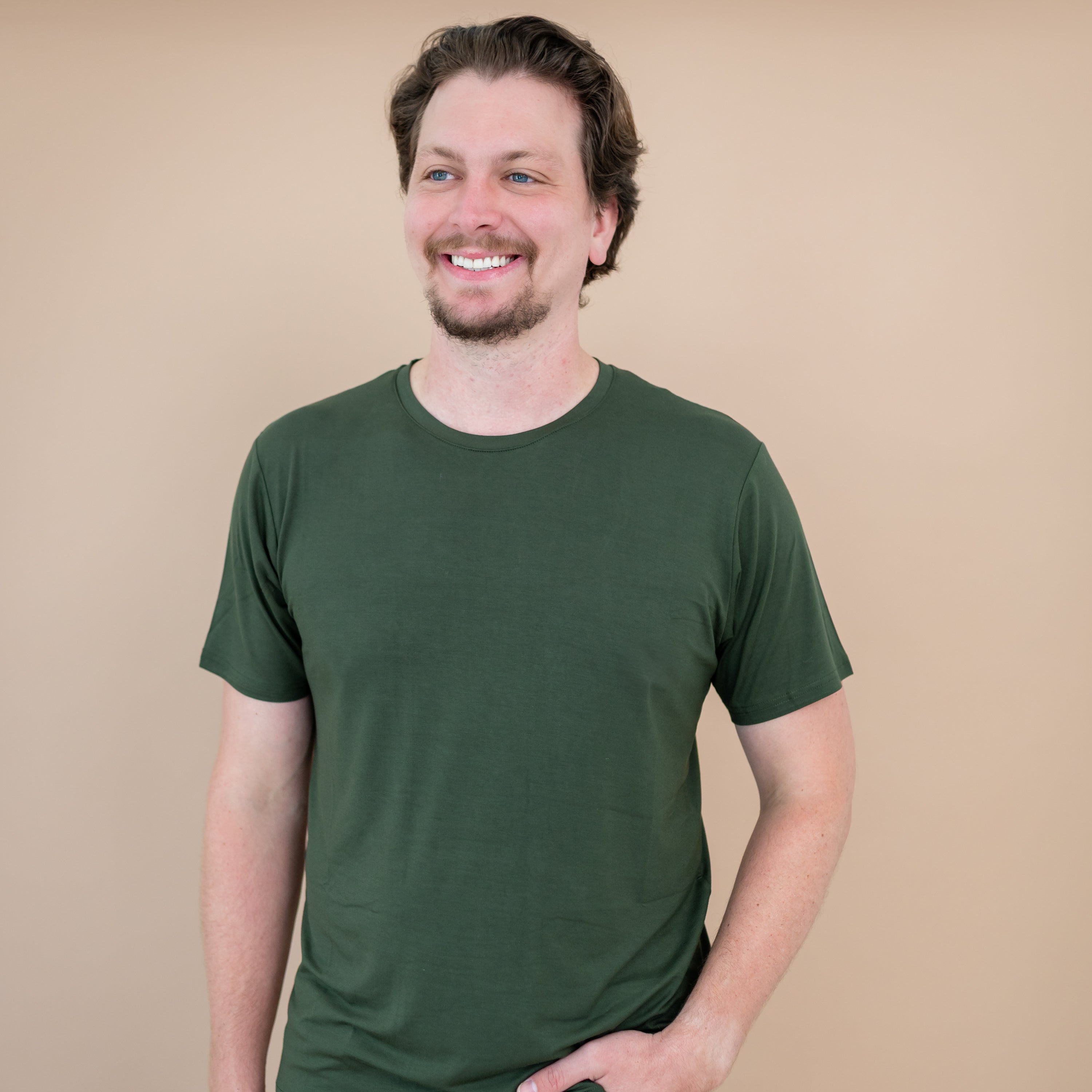 Men's Crew Neck Tee in Fir