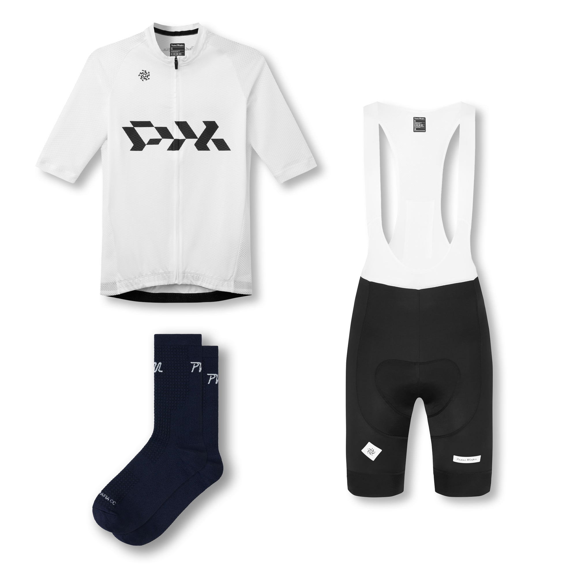 Men's Core Essentials Cycling Bundle - White