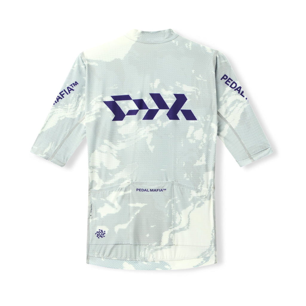 Men's Pro Race Jersey - Glitch Flow White Noise