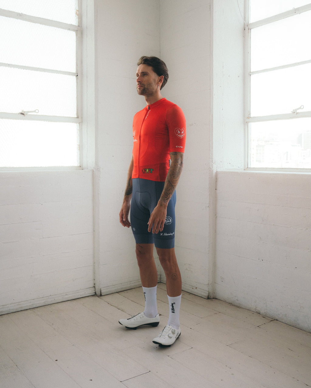 Men's Core Jersey - Keith Haring x PM Red