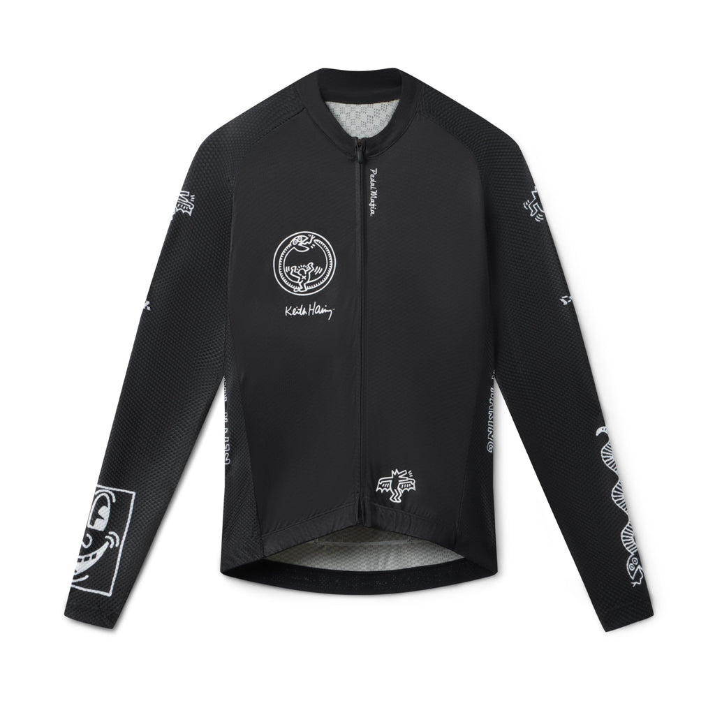 Men's Core Long Sleeve Jersey - Keith Haring x PM Black