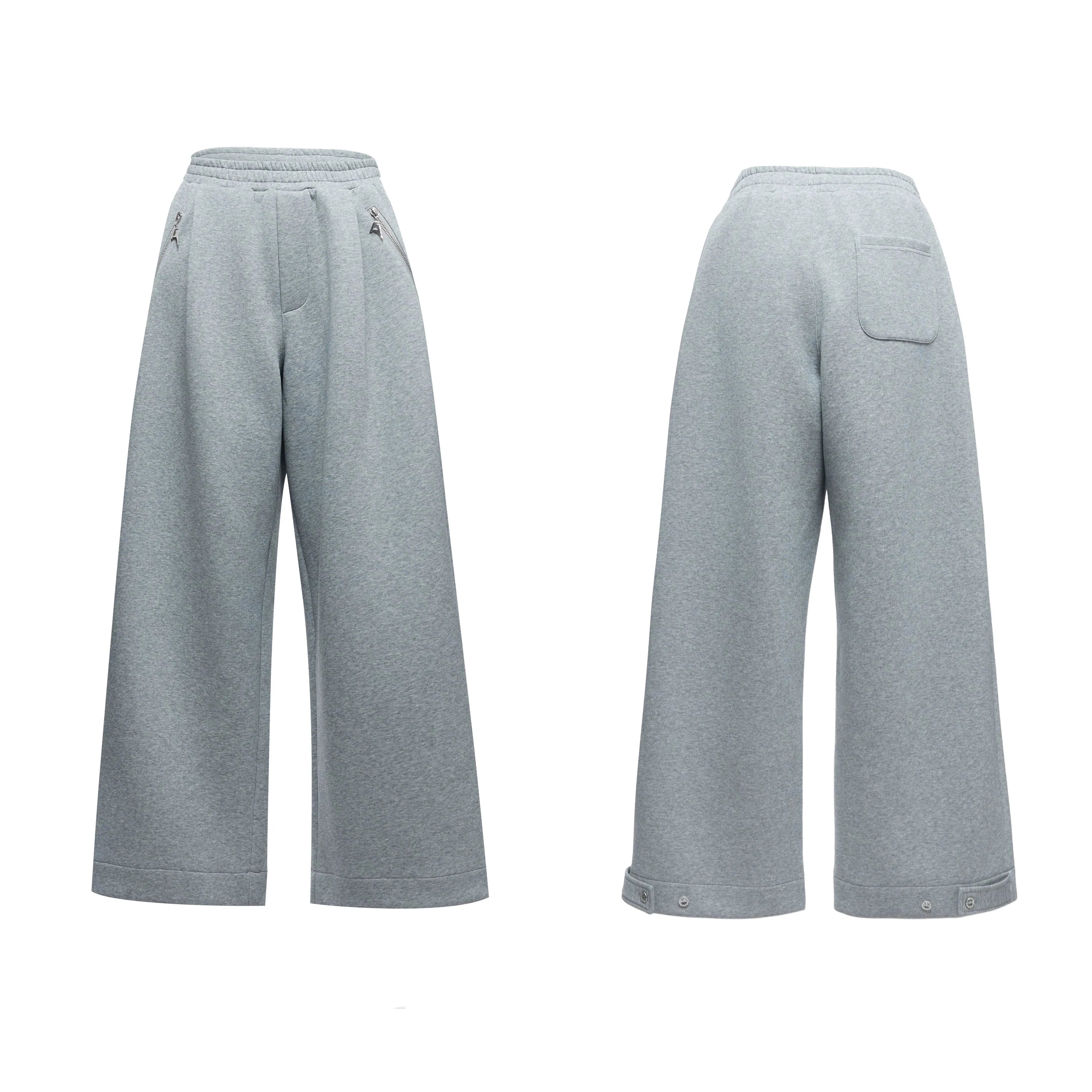 【25s Aug.】Mock Two-Piece Mock Neck Zip Hoodie & Sweatpants Set