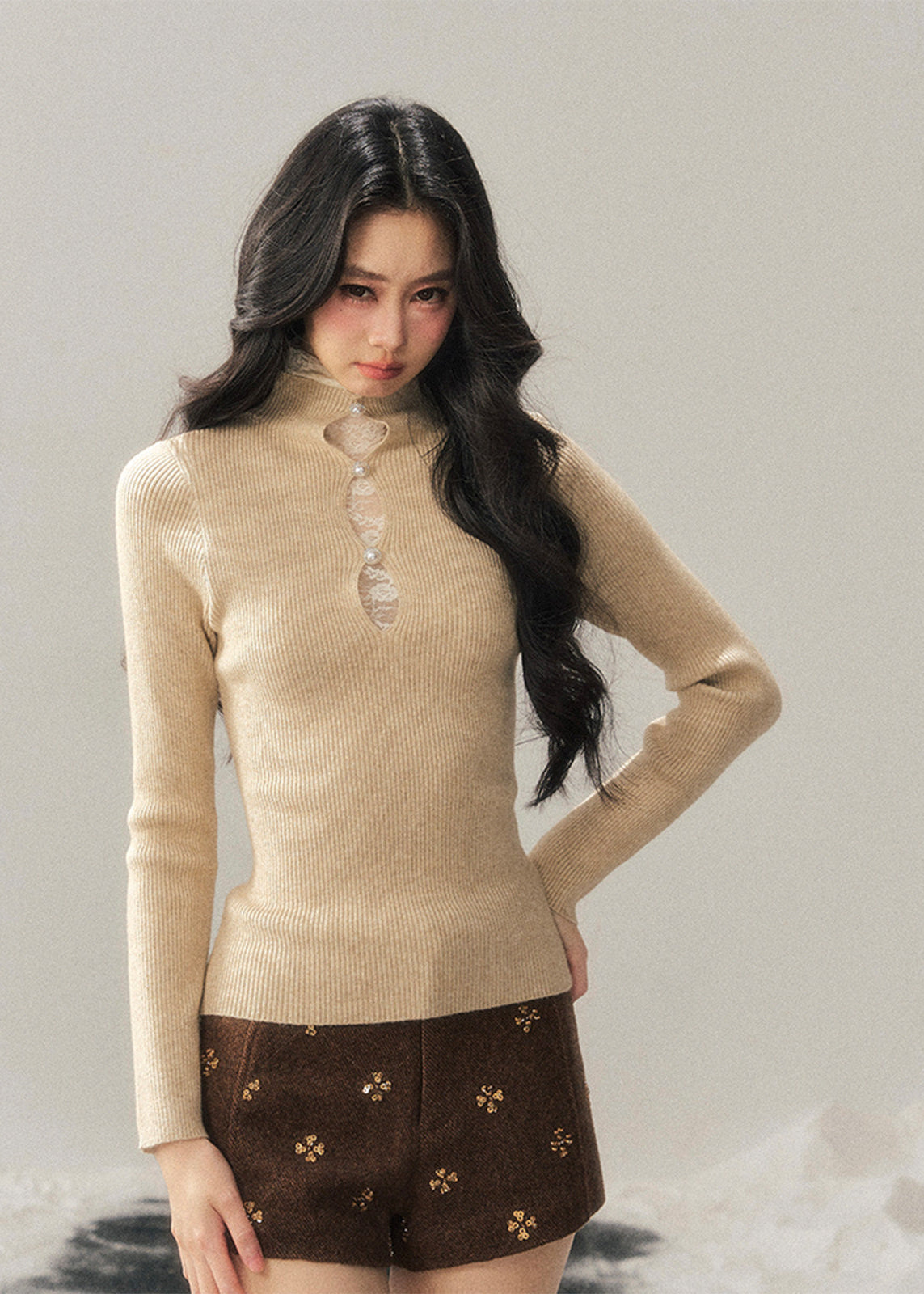 Dream Layer Turtleneck Top