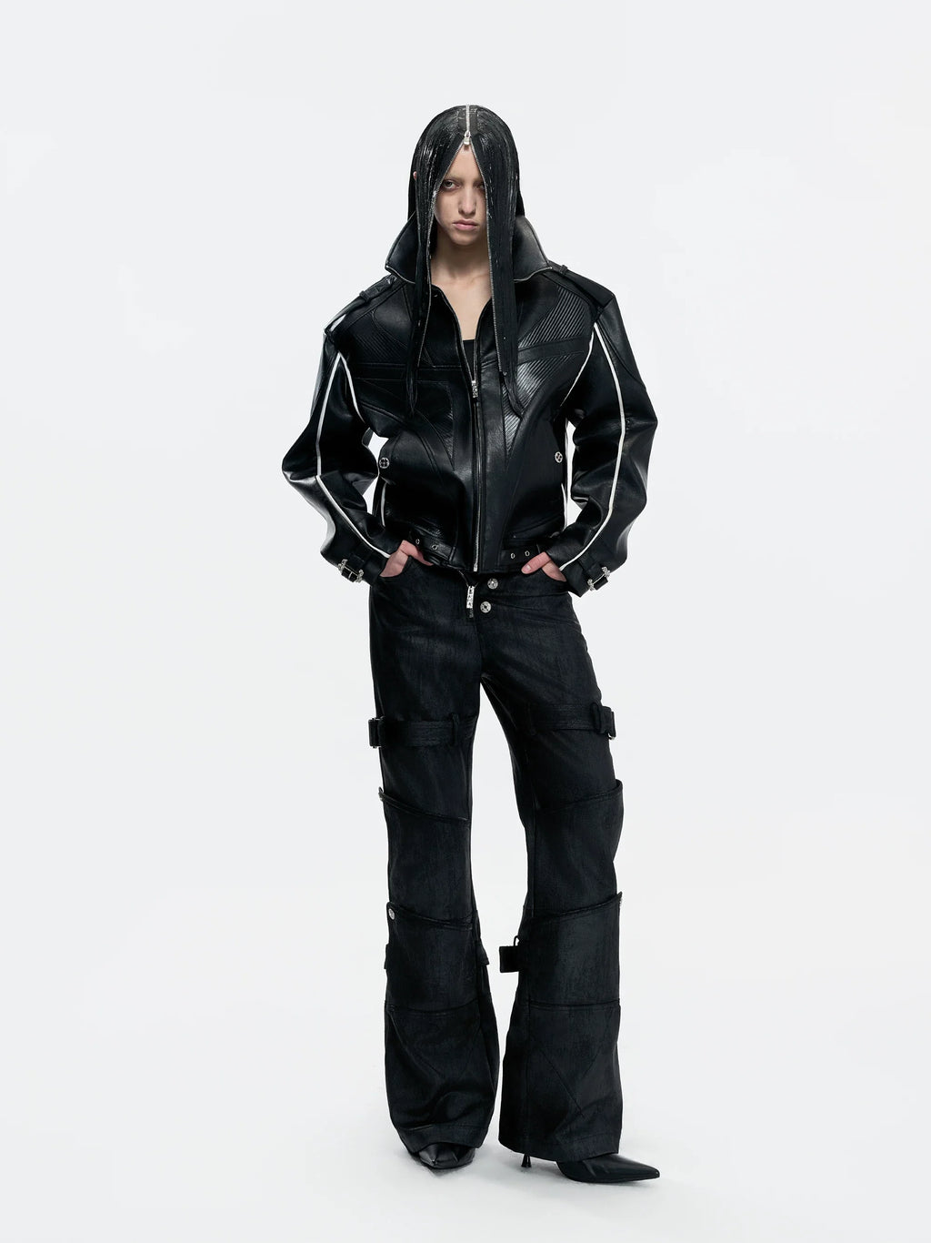 【26s Mar.】Carbon-Boned Royal Buckle Leather Jacket