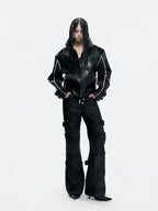 【26s Mar.】Carbon-Boned Royal Buckle Leather Jacket