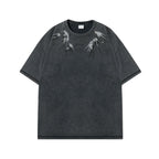 【25s Aug.】Vintage Printed Rhinestone Short Sleeve T-Shirt