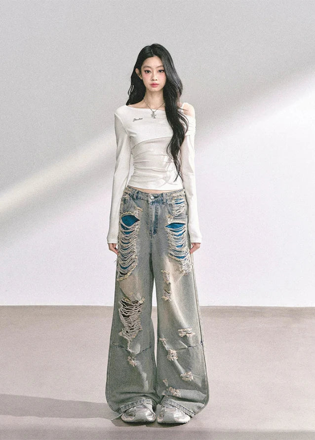 K-Muse Off-Shoulder Tee