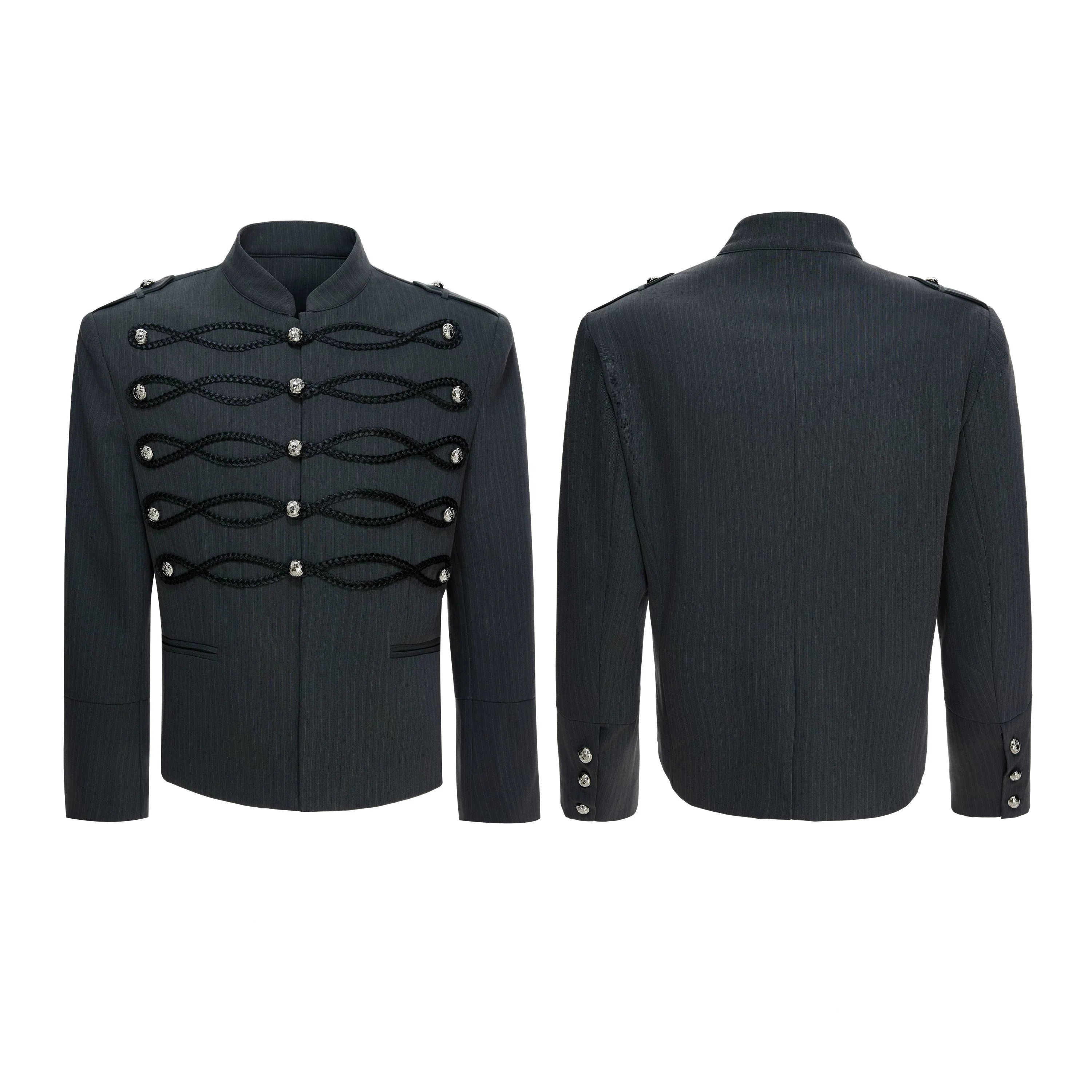 【26s Apr.】Napoleon Braided Metal Button Jacket