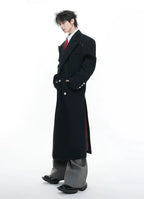 【26s Feb.】Structured Double-Breasted Wool Long Coat