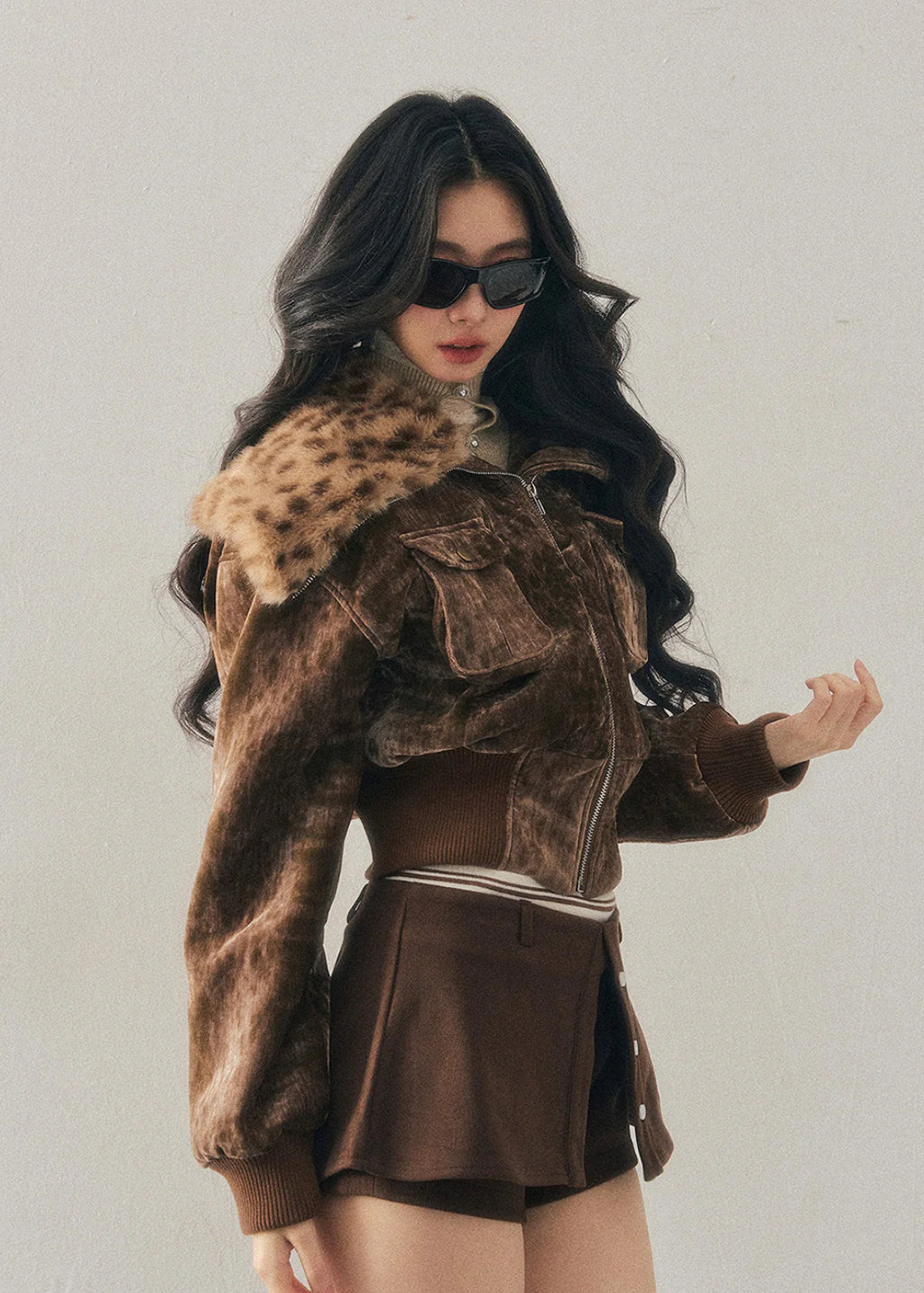 Virtual Focus Leopard Jacket