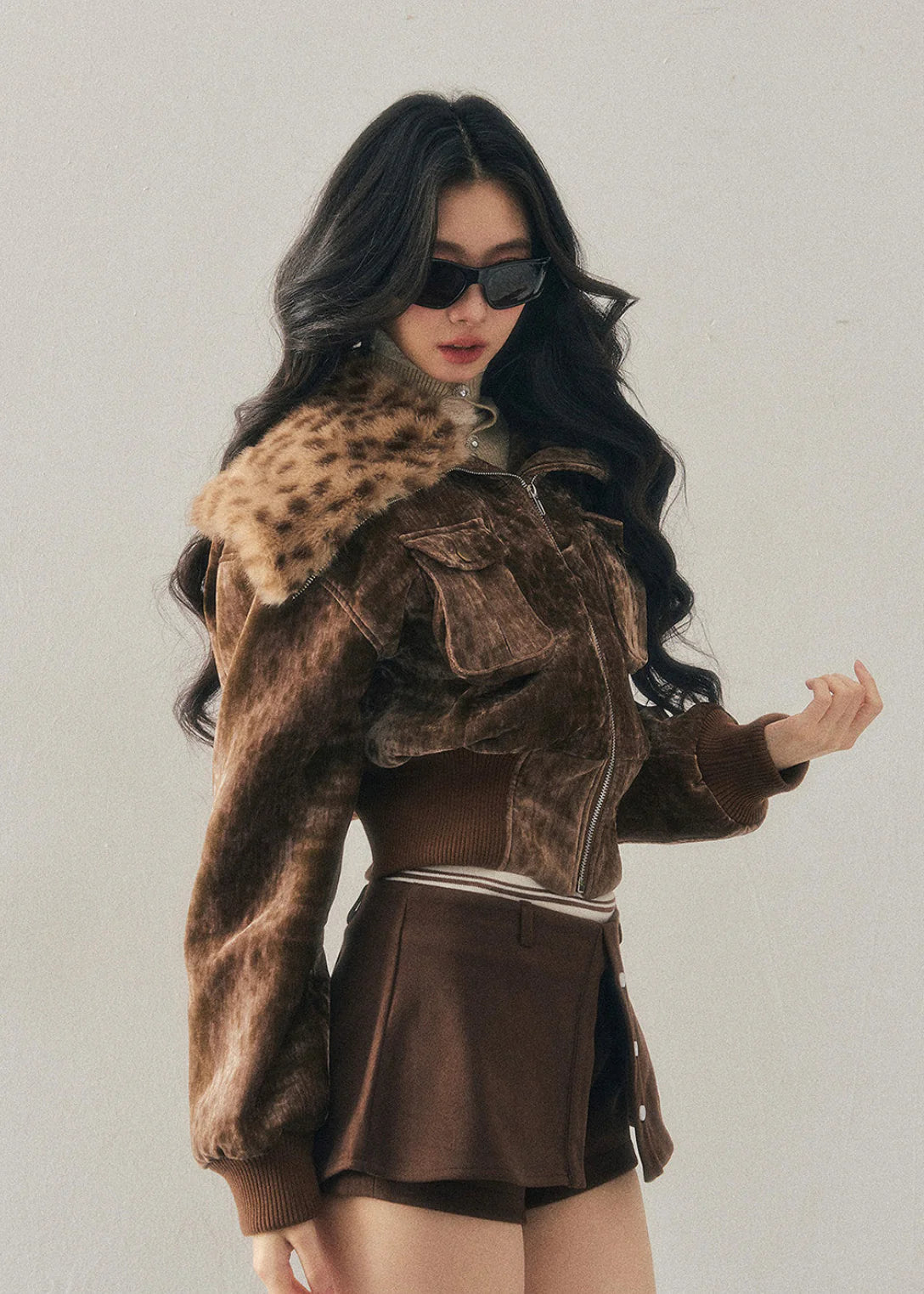 Virtual Focus Leopard Jacket