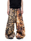 【26s May】Distorted Leopard 3D Print Wide-Leg Sweatpants