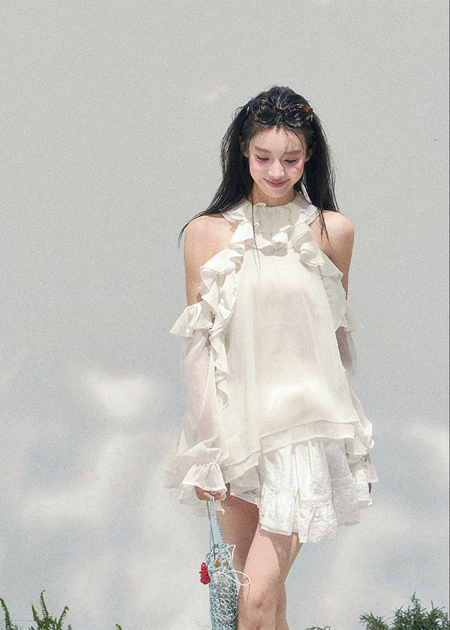 Heidi Fleur Sheer Blouse Hover Image