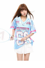 69 Number Mesh Jersey Tee