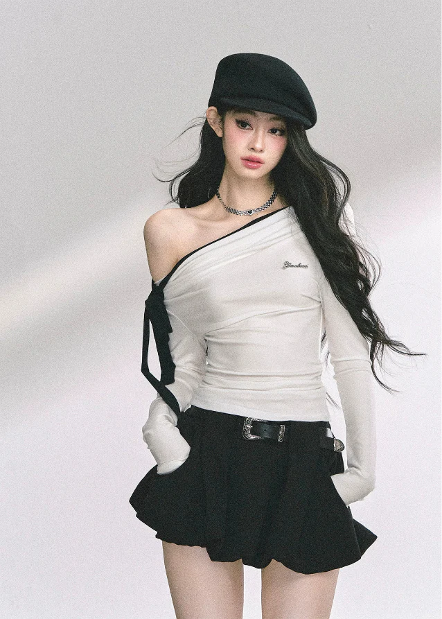 Mon Amour Tie Long Sleeve Main Image