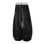 【26s Jan.】Boxing Velvet Curved Wide-Leg Denim Pants