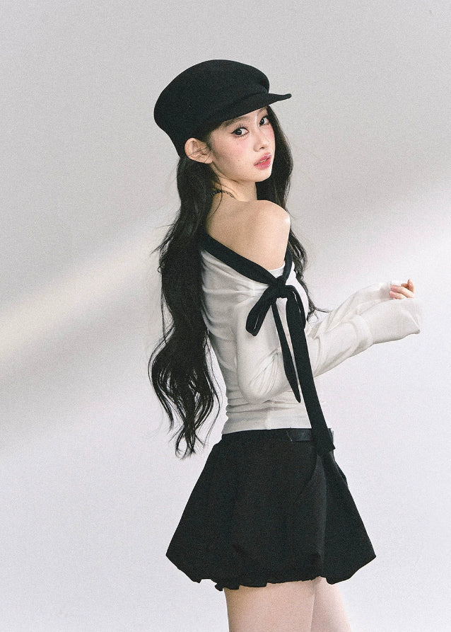 Mon Amour Tie Long Sleeve
