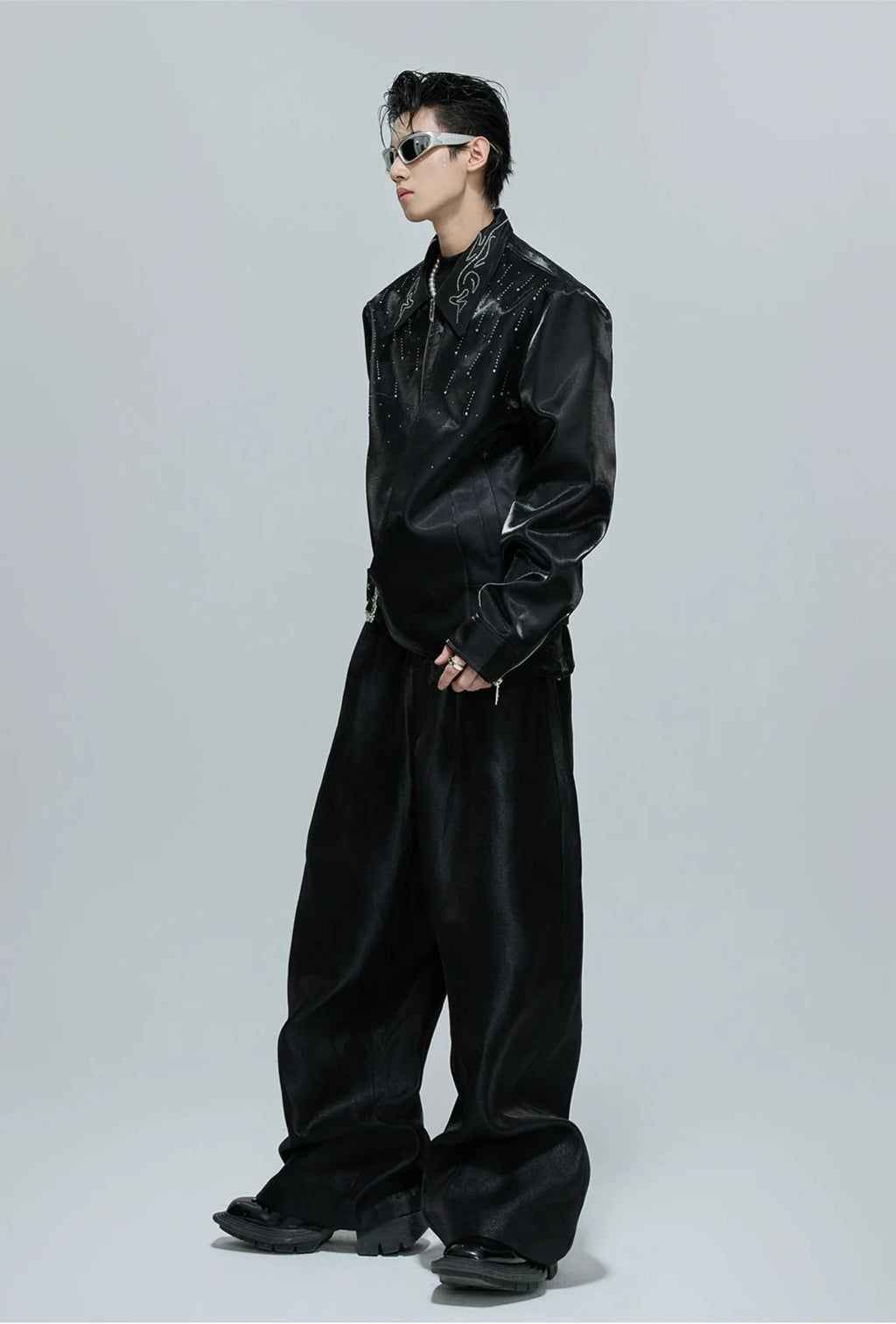 【25s Oct.】Stars* Matte Rhinestone Shiny Jacket